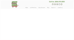 Desktop Screenshot of greencoastrubbish.com